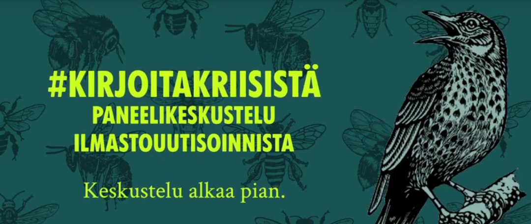 Extinction Rebellion Finland started the conversation with the Finnish media field